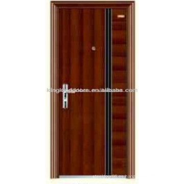 Puerta de seguridad de alta calidad y competitivo Exterior puerta/acero KKD-702 del fabricante chino